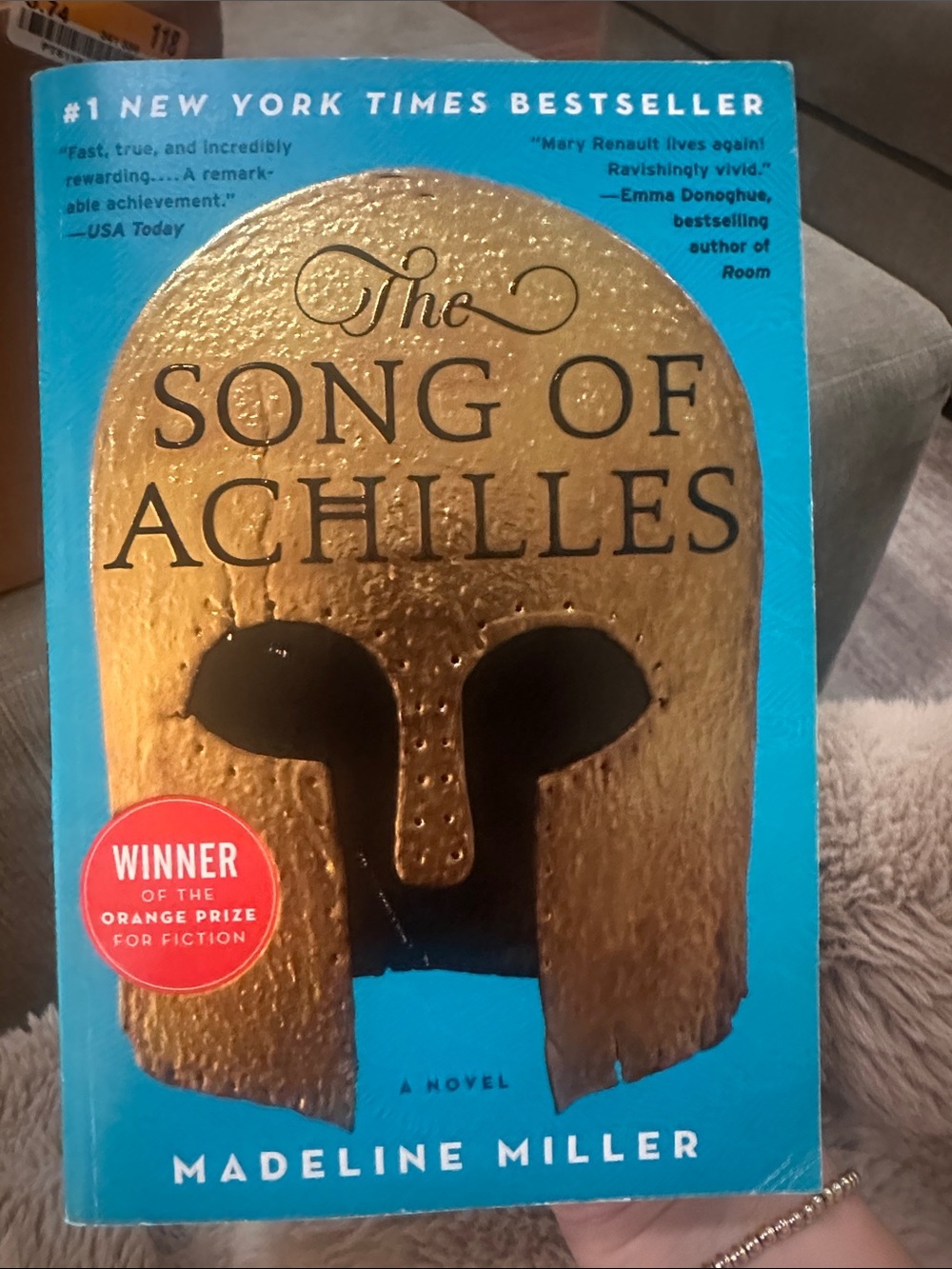 Madeline The Song of Achilles - Blue and Gold Cover